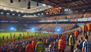 Football stadium lockdown alarm